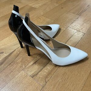 Michael Kors Black and White Stiletto Heels